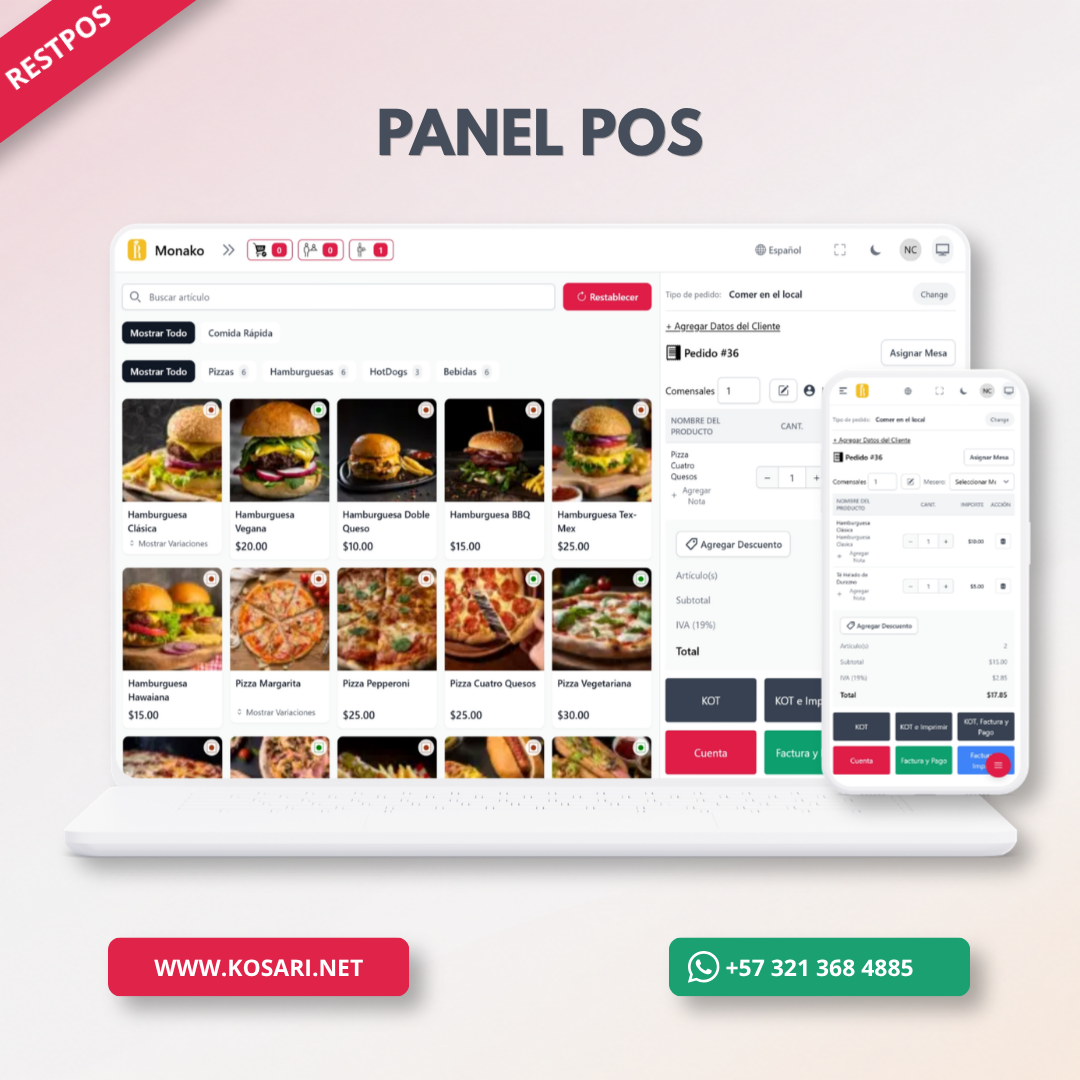RestPOS - Sistema Para Restaurantes SaaS