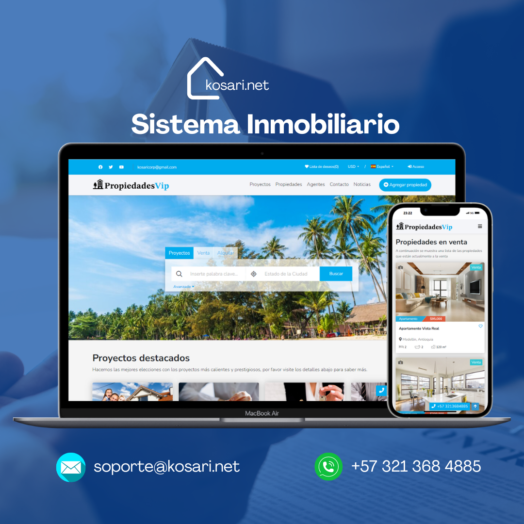 PropiedadesVip - Sistema Inmobiliario